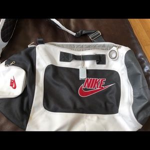Nike leather gym bag